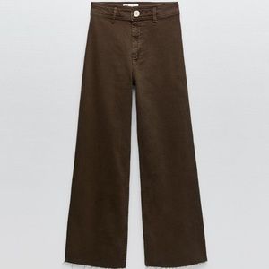ZARA The Marine Straight Jeans - Brown